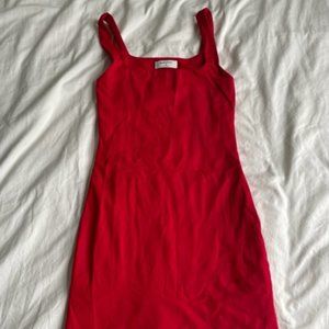 Cute Sexy Red Mini Dress XS Aritzia Like Brand New